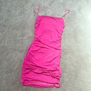 Hello Molly Pink Mini Dress